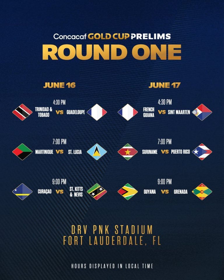 Dates Heures Et Lieux Des Matchs De Qualifications La Gold Cup Pour