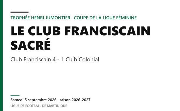 Trophée Henri Jumontier 2026-2027 : le Club Franciscain vainqueur