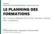 Planning synthétique des formations 2026-2027 de la Ligue de Football de Martinique